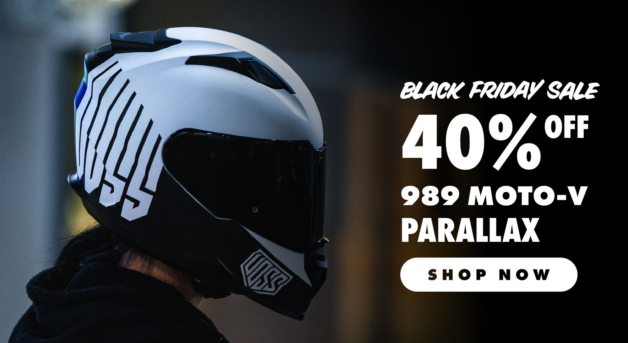 Voss 989 Moto-V Parallax Helmet